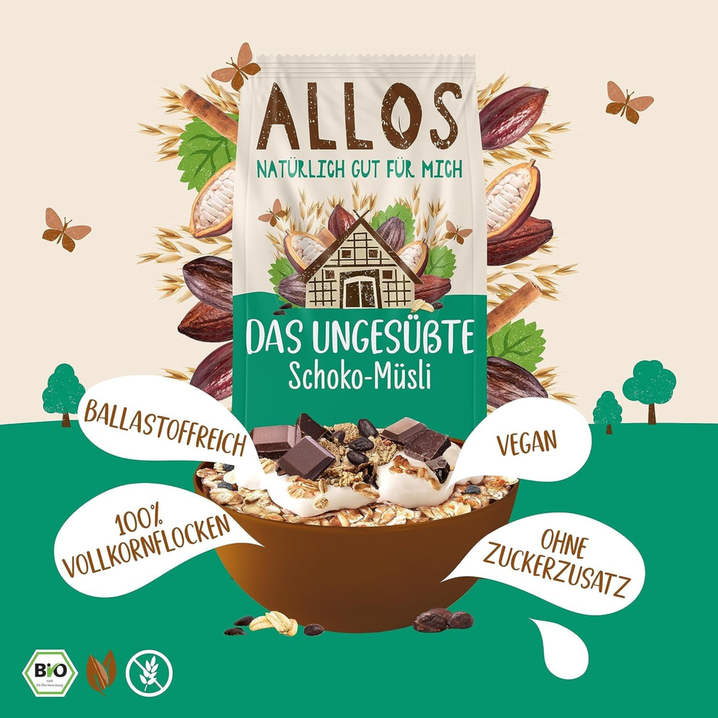 Das Ungesüßte Schoko-Müsli