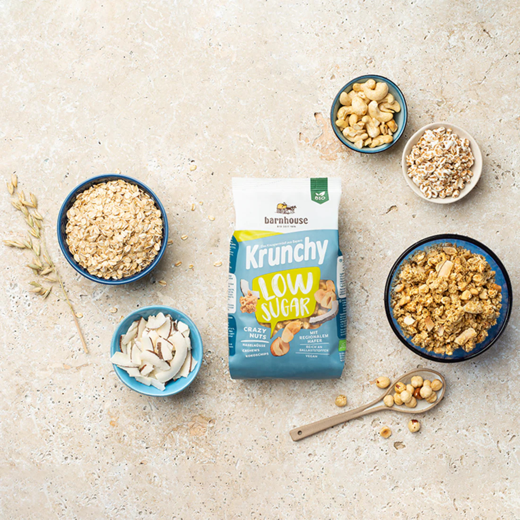 Krunchy Low Sugar Crazy Nuts Granola