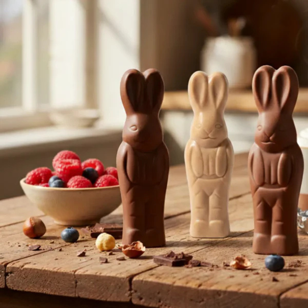 Osterhase Riegel - Blonde Cashew-Schok*lade (ohne Haushaltszucker)