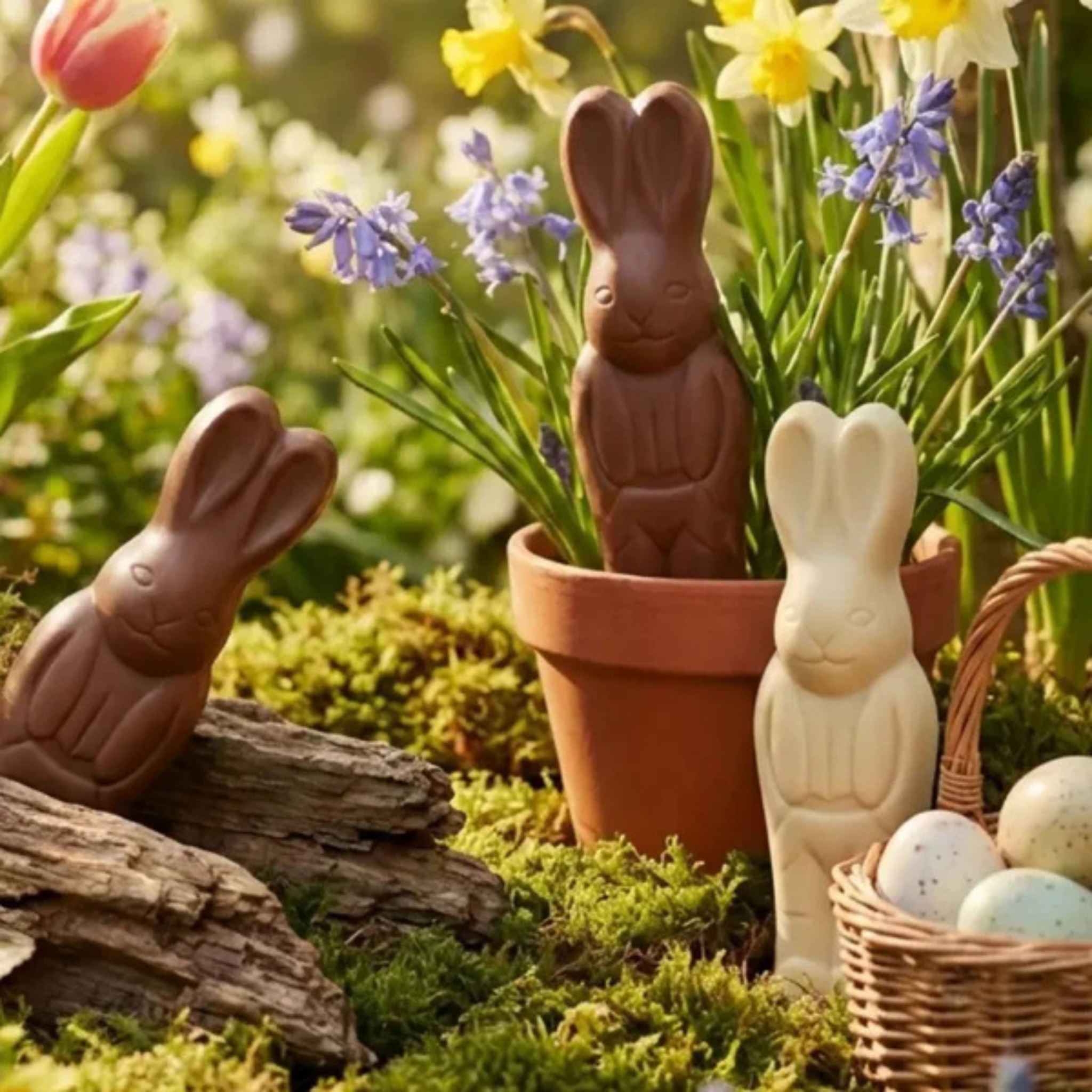 Osterhase Riegel - Blonde Cashew-Schok*lade (ohne Haushaltszucker)