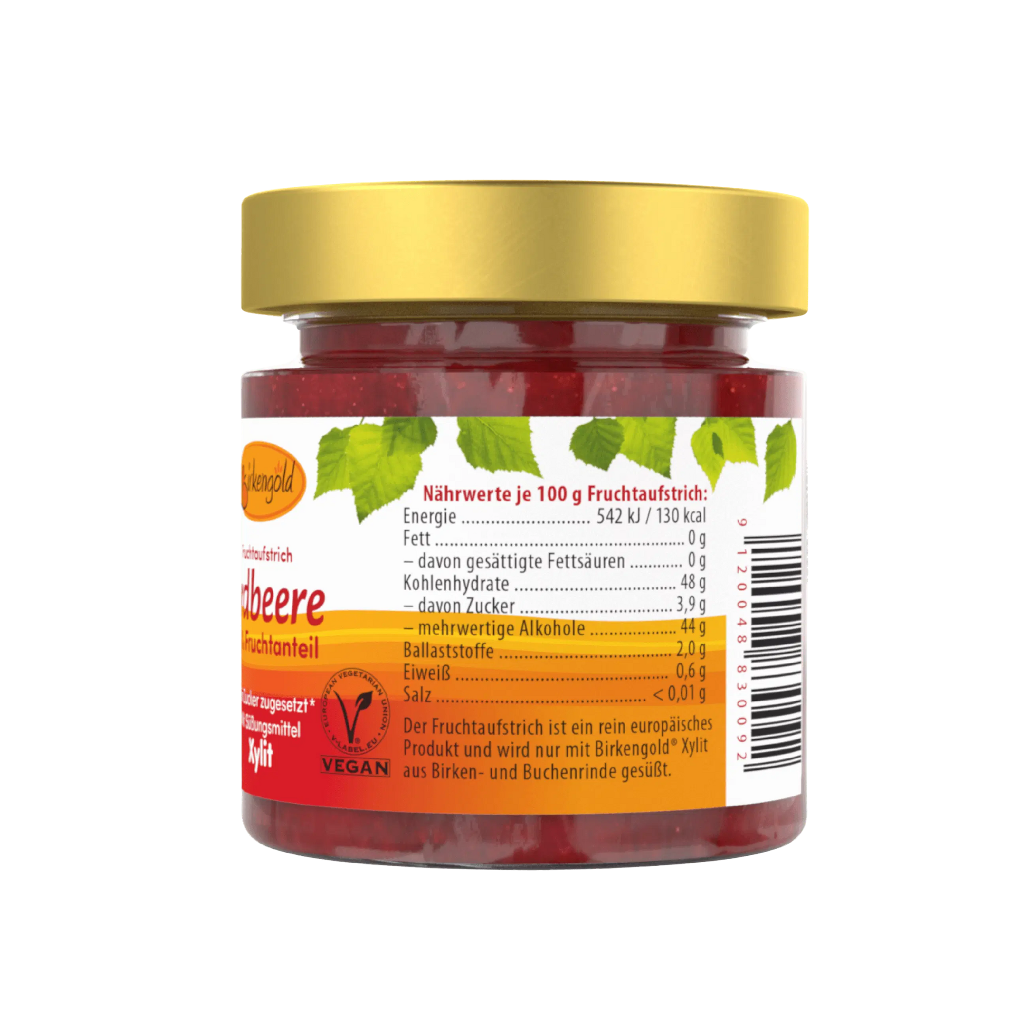 Fruchtaufstrich Erdbeere mit Xylit gesüßt
